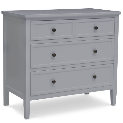 Delta Children Epic 3-drawer Dresser, Greenguard Gold Certified, Grey