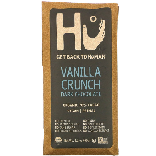 Hu Vanilla Crunch Dark Chocolate, 2.1 Oz