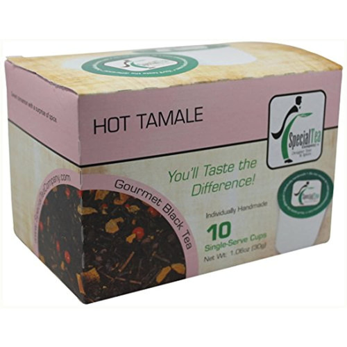 Special Tea Black Tea Single Serve Cup, Hot Tamale, 1.06 Ounce