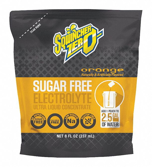 Sqwincher Sports Drink Mix,orange,sugar Free  159016811