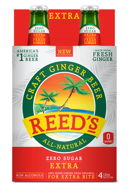 Reeds Zero Sugar Extra Ginger Beer