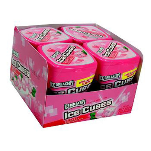 Product Of Ice Breakers Ice Cubes, Gum Bubble Breeze - Bottle, Count 4 (40pcs) - Gum / Grab Varieties & Flavors