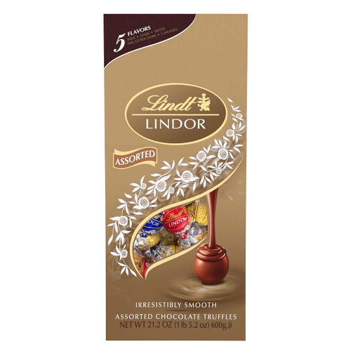 Lindt Lindor Chocolate Truffles, Assorted Flavors, 21.2 Ounce