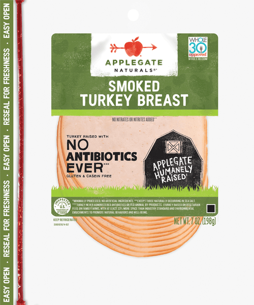 (12 Pack)applegate Naturals Turkey Breast, Smoked, 7 Ounce.