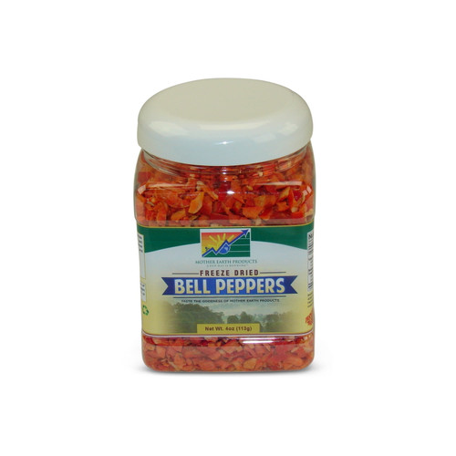 Mother Earth Products Freeze Dried Red Bell Peppers, Jar