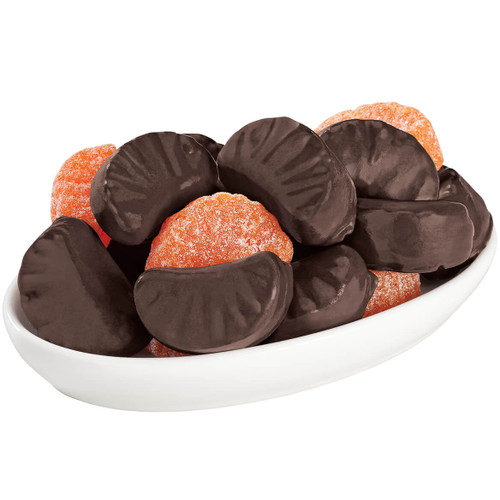 Dark Chocolate Covered Orange And Cherry Fruit Slices 11 Oz.