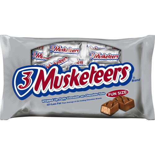 3 Musketeers Fun Size Chocolate Candy Bars, 11 Oz