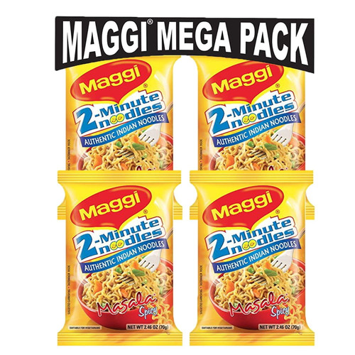 Maggi 2 Minute Masala Spicy Noodles 70g X 12