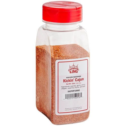 Carnival King Kickin Cajun Popcorn Seasoning 12 Oz.