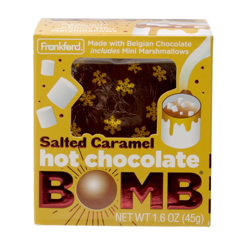 Frankford's Salted Caramel Hot Chocolate Bomb 1.6 Ounces