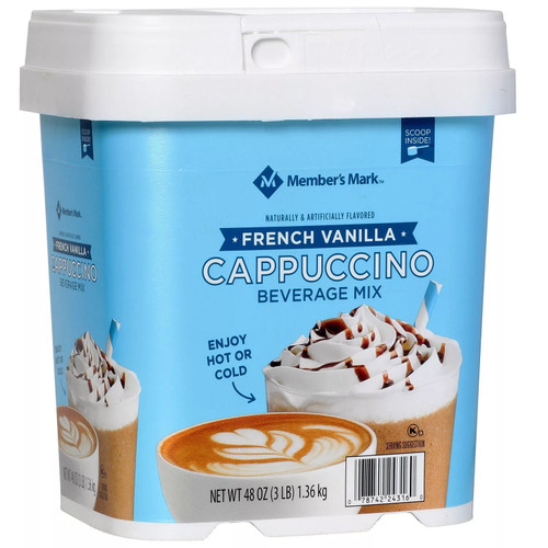 Member S Mark French Vanilla Cappuccino Beverage Mix (48 Oz.)