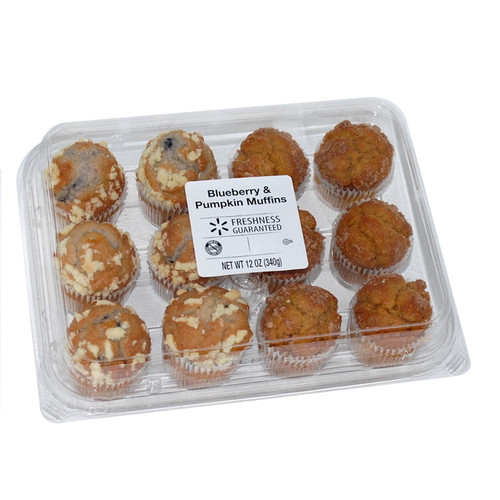 Fg Blueberry & Pumpkin Mini Muffins, 12 Oz, 12 Count