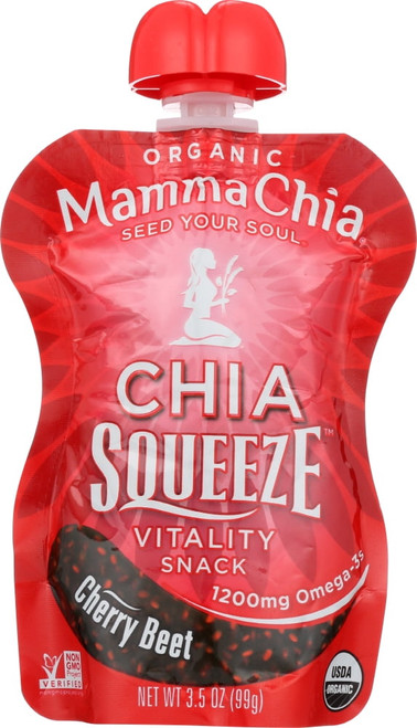 Mamma Chia: Organic Chia Squeeze Cherry Beet, 3.5 Oz