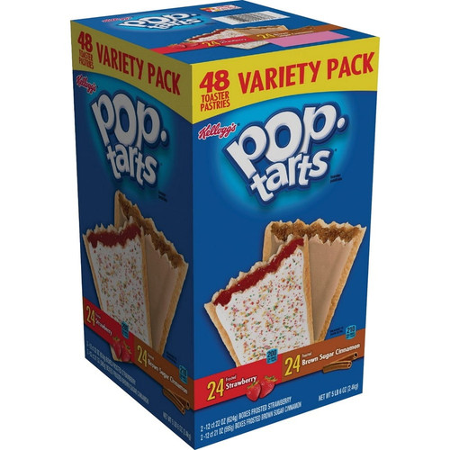 Pop Tarts Variety Pack - Assorted - 2.69 Lb - 48 / Box | Bundle Of 5 Boxes