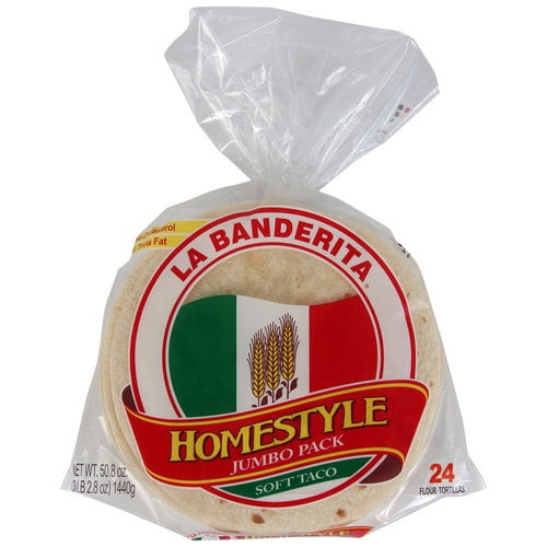Ole Mexican La Banderita Tortillas, 24 Ea