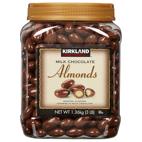 Kirkland Signature Almonds, Milk Chocolate, 3 Lb