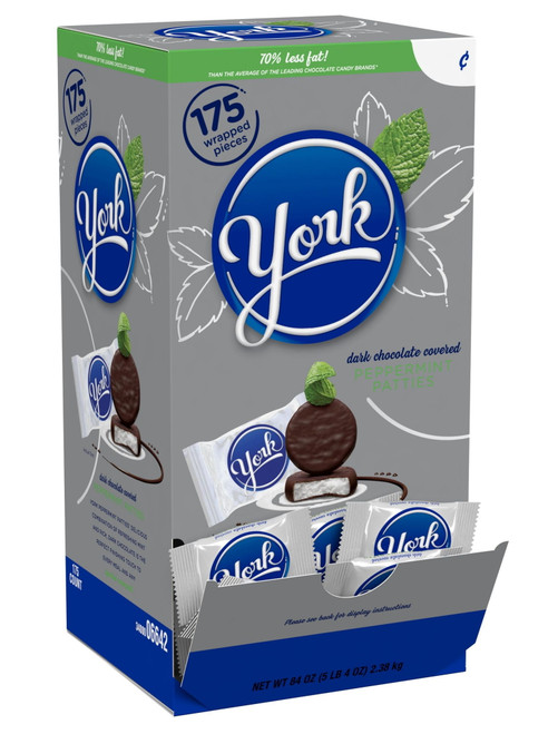 York Peppermint Patties Chocolate Covered Snacks 175 Count.