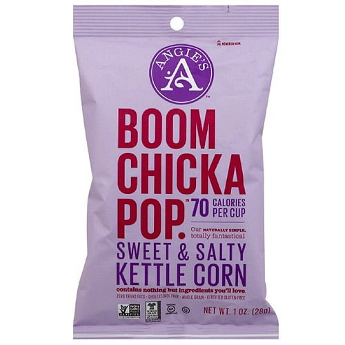 Angie's Boom Chicka Pop Sweet & Salty Kettle Corn, 1 Oz, (pack Of 24)