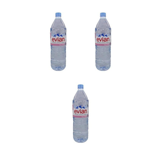 Evian - Natural Spring Water - 50.7 Oz. (pack Of 3)
