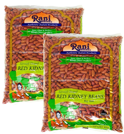Rani Red Kidney Beans, Light 4lbs Pack Of 2, 8lbs (128oz) Total ~ Bulk All Natural | Vegan | Gluten Friendly | Non-gmo | Raj Mah