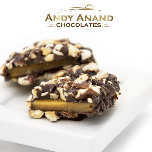 Andy Anand Sugar Free Milk Chocolate Toffee Square, Gourmet Food Gift With Greeting Card, Birthday Valentine Wedding Anniversary Christmas Mothers Fathers Day Holiday (1 Lbs)