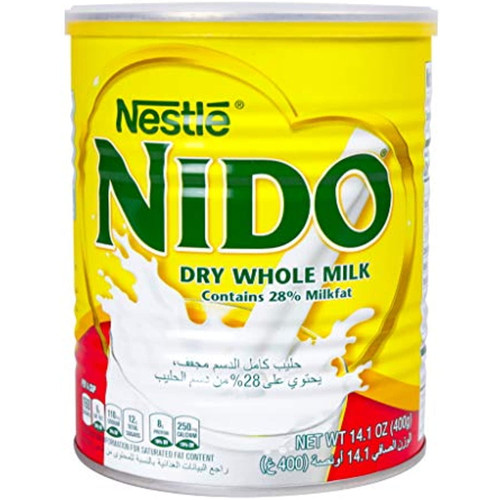 Nestle Nido Milk Powder, Imported From Holland, Specially Formulated, Fortified With Vitamins And Minerals, Easy To Prepare, Over 12 Months, 14.1 Oz