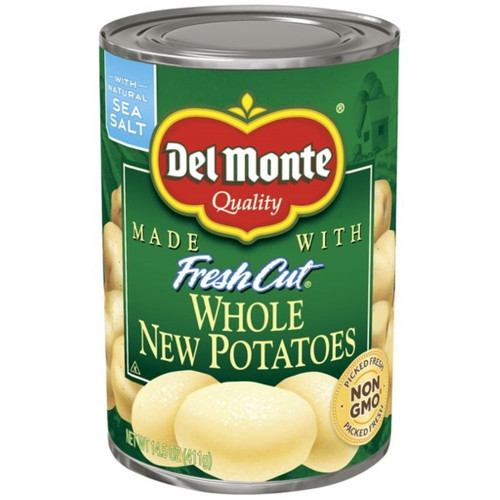 Del Monte Whole New Potatoes, 14.5 Oz Cans, Quantity Of 12