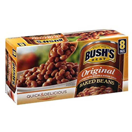 Bush's Original Baked Beans 16.5 Oz, 8 Ct. (pack Of 3) A1