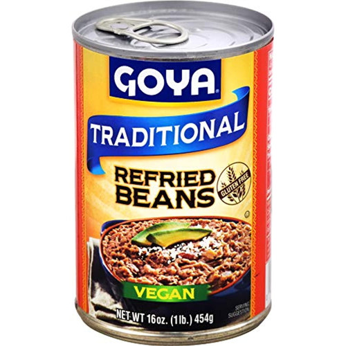Goya Foods Traditional Refried Pinto Beans, 16 Ounce (pack Of 12)