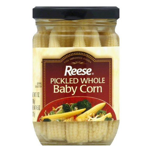 Reese Baby Corn/glass, 7 Oz (pack Of 6)