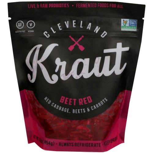 Cleveland Kraut Beet Red Sauerkraut, 16 Ounce -- 6 Per Case.