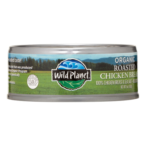 Wild Planet Organic Roasted Chicken Breast, 5 Oz, (pack Of 12)