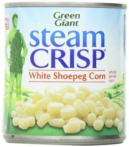 Green Giant Steam Crisp White Shoepeg Whole Kernel Corn, 11 Oz (pack Of 4)