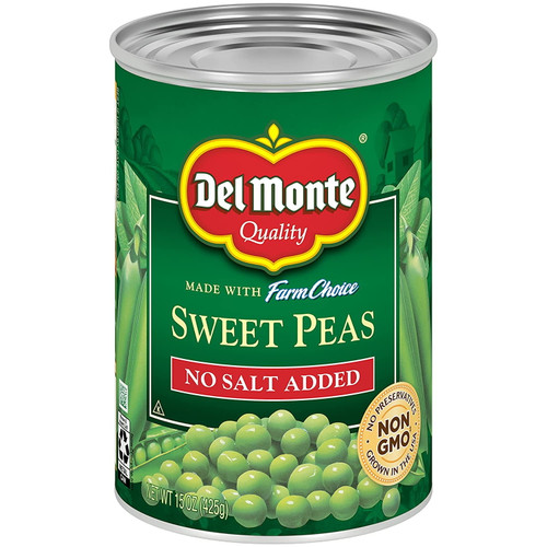 Del Monte Foods Delmonte Sweet Peas Nsa, 15 Oz