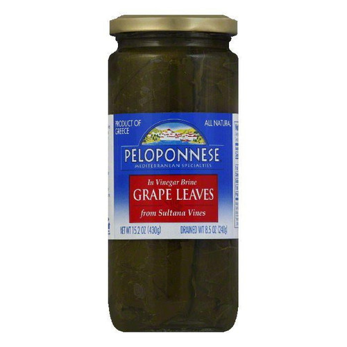 Peloponnese Grape Leaves, 8.5 Oz (pack Of 6)