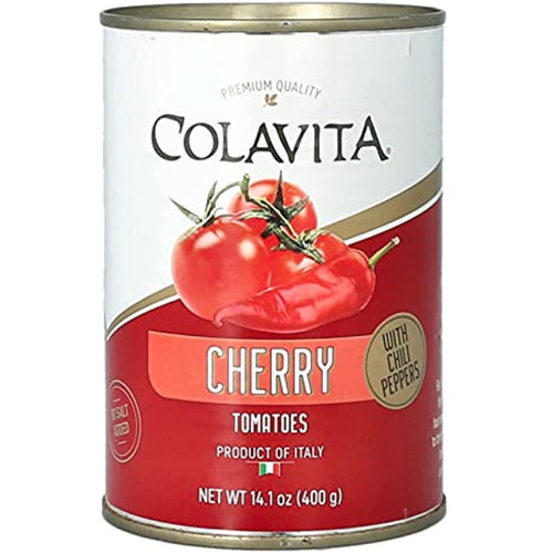 Colavita Cherry Tomatoes With Chili Peppers 14.1 Oz