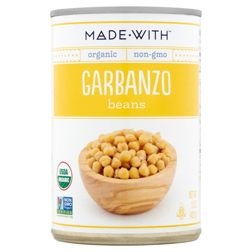 Made With Beans Garbanzo Org,15 Oz (pack Of 12)