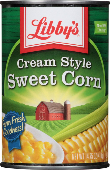 24 Packs : Libby's Cream Style Corn, 14.75-ounce Cans