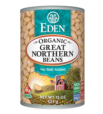 Eden Foods Organic Great Northern Beans 15 Oz Pack Of 3