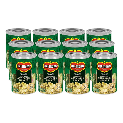 Del Monte Quartered Artichoke Hearts 14 Oz. Can, 12 Pack