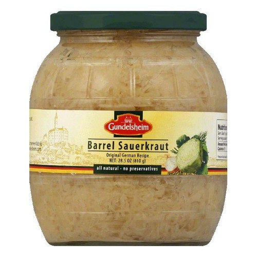 Gundelsheim Barrel Sauerkraut, 28.5 Oz (pack Of 6)