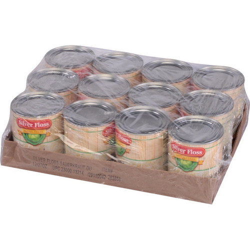Silver Floss, Sauerkraut Shredded Can, 27oz. (12count)