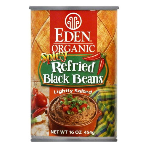 Eden Foods Eden Organic Refried Black Beans, 16 Oz