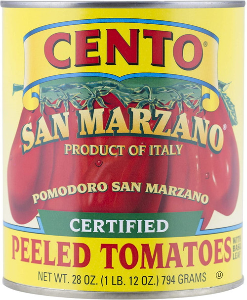 Cento Certified Peeled Tomatoes With Basil Leaf -- 28 Oz Pack Of 2