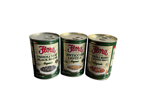 Organic Kosher Lentils, Black Beans, Red Kidney Beans Organic Bundle Of 3 Cans 14 Oz Each