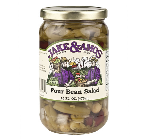 Jake & Amos Four Bean Salad 16 Oz. (3 Jars)