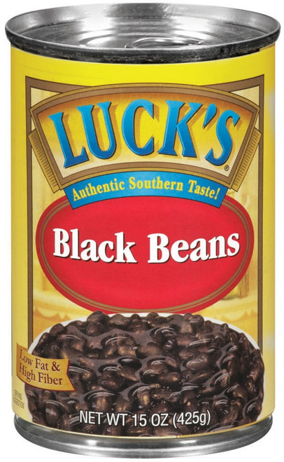 Luck's Black Beans 15 Oz (3 Cans)
