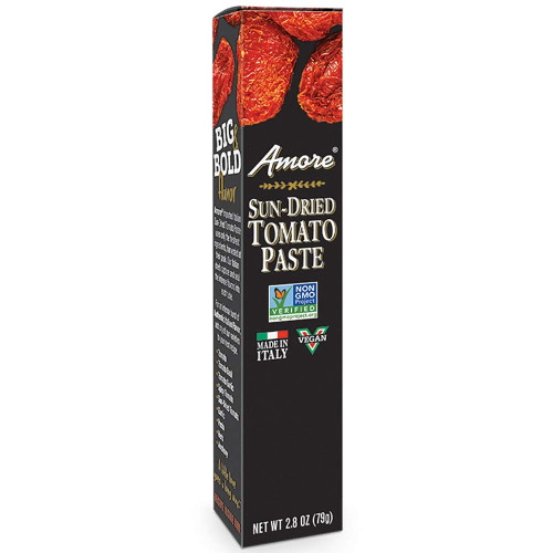 (12 Pack) Amore - Sun Dried Tomato Paste Tube, 2.8 Oz