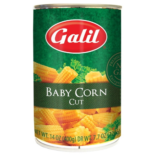 Galil Baby Corn Cut Non Gmo Kosher For Passover 14 Oz. Pack Of 6.