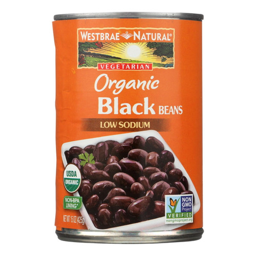 Westbrae Natural Organic Black Beans 15 Oz Pack Of 3